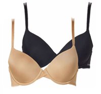 Calvin Klein Underwear Women's 2 Pack Essence T-Shirt Bras