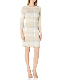 Calvin Klein Women's Crew Neck Sweater Dress