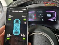 Cảm biến áp suất lốp Kia Soluto cắm jack zin chính hãng