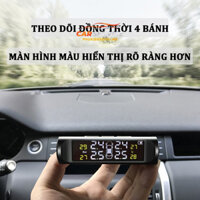 Cảm Biến Áp Suất Lốp Ô Tô Gắn Ngoài – Sử Dụng Năng Lượng Mặt Trời, Không Dây, Màn Hình LCD - Bản tiếng Việt