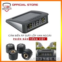 Cảm biến áp suất lốp ô tô xe hơi gắn ngoài cao cấp BẢN TIẾNG VIỆT Pin hỗ trợ năng lượng mặt trời tuổi thọ pin tới 5 năm