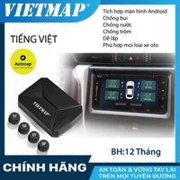Cảm Biến Áp Suất Lốp VIETMAP V1A Tích Hợp Màn Hình DVD Android cho xe ô tô