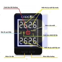 Cảm biến áp suất lốp xe ô tô lắp nút chờ dùng chung cho các xe hàng  CAREUD U912-Bảo hành 24 tháng