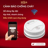 Cảm Biến Báo Cháy Tuya Wifi Báo Động Thông Minh, Cảm Biến Báo Cháy An Ninh Gia Đình