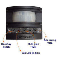 Cảm Biến Chống Trộm Hồng Ngoại Kawasan i226BS - Báo Khách & Báo Trộm Kết Hợp Bật Đèn