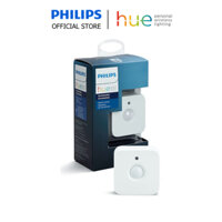 Cảm biến chuyển động Philips Hue Motion Sensor không dây, dùng Pin, kết hợp cảm biến ánh sáng