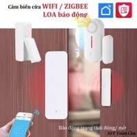 Cảm biến cửa thông minh TUYA wifi , zigbee. Loa chống trộm báo động