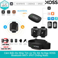 Cảm Biến Đo Nhịp Tim và Tốc Độ Xe Đạp XOSS Bluetooth ANT+ IPX7 Chống Nước