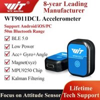 Cảm biến gia tốc Bluetooth 5.0 Phạm vi 50m WT9011DCL Con quay hồi chuyển Cảm biến góc La bàn điện tử Máy đo nam châm Máy đo độ nghiêng