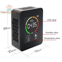 Cảm biến hồng ngoại / bán dẫn CO2 Máy kiểm tra độ ẩm nhiệt độ chất lượng không khí [Honeymall.vn]