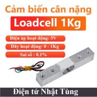 CẢM BIẾN LOADCELL 1KG, ĐO KHỐI LƯỢNG CÂN NẶNG