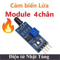 CẢM BIẾN LỬA 4 CHÂN, FLAME SENSOR PHÁT HIỆN LỬA