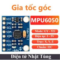 CẢM BIẾN MPU6050, GIA TỐC GÓC GY-61 6DOF IMU