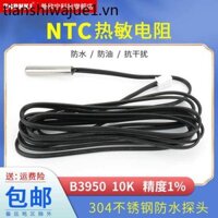 Cảm biến nhiệt độ chịu nhiệt Ntc 10k / B3950 Đầu dò điều khiển nhiệt độ chống nước Bộ thu nhiệt độ bình nước với thiết bị đầu cuối
