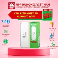 Cảm Biến Nhiệt Độ, Độ Ẩm Wifi Hunonic Đo Nhiệt Ẩm Sai Số Dưới 1% Hiển Thị, Thông Báo Vê Điện Thoại