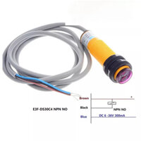 CẢM BIẾN QUANG E3F-DS30C4 _3 dây DC NPN (NO) phi 18 (10-30cm) 6-36VDC (300ma)