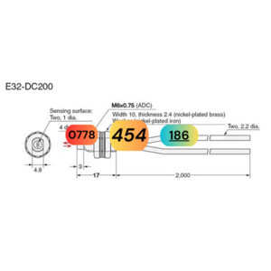 Cảm biến quang Omron E32-DC200