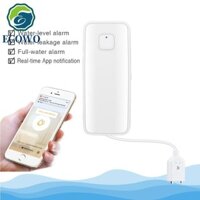 Cảm biến rò rỉ nước AQUAGEM, Báo động âm thanh Báo động nước Wifi, Màn hình từ xa Tuya Mức độ tràn nước thông minh Hệ thống an ninh phát hiện rò rỉ nước thông minh