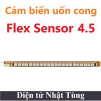 Cảm biến uốn cong Flex sensor 4.5, Cảm biến áp lực điện trở