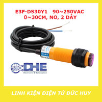 CẢM BIẾN VẬT CẢN HỒNG NGOẠI E3F-DS30Y1, 90~250VAC,NO, CHỐNG NHIỄU TỐT