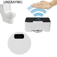 Cảm biến xả bồn cầu tự động LINSBAYWU Type-C có thể sạc lại Hộ gia đình tiện lợi