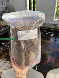 Cám cá cho cá lớn - gói 1 kg có 2 size cám để lựa chọn 4 ly -6 ly