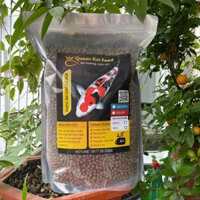 Cám cá koi Queen Koi Feed - Túi 2.5 Kg - Thức ăn cho cá koi siêu tăng trưởng