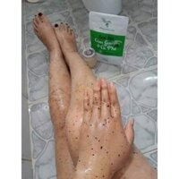 Cám gạo cà phê trị viêm chân lông