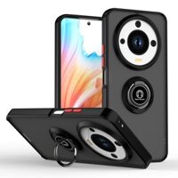 Cảm Giác Da Mờ PC Từ Tính Giá Đỡ Nhẫn Chống Va Đập Ốp lưng Honor X9C 5G X9C Smart 5G Ốp Lưng
