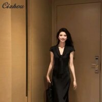 Cảm giác giảm béo duyên dáng và thời trang của thiết kế Áo ngắn tay ren màu đen