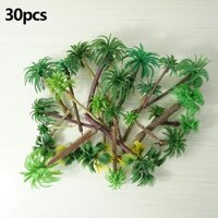 Cảm giác.vn❤️30x Hỗn Hợp Cây Mô Hình Dừa Cân Cây DIY Rừng Mưa Phong Cảnh Bố Trí