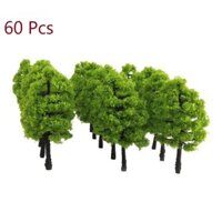 Cảm giác.vn❤️60 Chiếc Cây Mô Hình Mini Xe Lửa Kiến Trúc Đường Sắt Cây Phong Cảnh Diorama