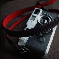 Cam-in Da Bò Retro Văn Học Mềm Mirrorless Dây Đeo Camera Thích Hợp Cho Fuji Leica M6 Da Thật Chính Hãng Dây Đeo Vai