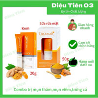 [CAM KẾT CHÍNH HÃNG] COMBO GIẢM MỤN THÂM,MỤN VIÊM,MỤN TRỨNG CÁ DECURMA