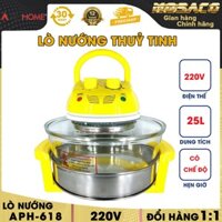 [CAM KẾT CHÍNH HÃNG] Lò Nướng Thủy Tinh 17L Đa Năng Apechome APH-618 Công Suất 1300W Lò Nướng Cực Nhanh-MOSACO