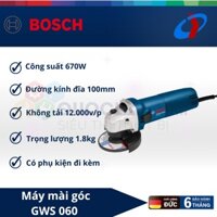 [Cam kết chính hãng] Máy mài góc GWS 060 Bosch- Mã 06013756K0