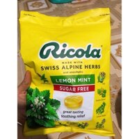 (cam kết chính hãng Mỹ )kẹo ho Ricola 105 viên không đường của Mỹ