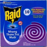 (CAM KẾT CHÍNH HÃNG) RAID Nhang diệt muỗi Hương Lavender