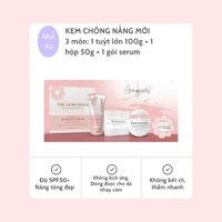 [Cam kết chính hãng] Sét 3 món Kem Chống Nắng Múi Xù nâng tone, trắng da