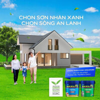 [cam kết chính hãng ] thùng 5L [7kg] Sơn Ngoại thất Maxilite siêu trắng và nhiều màu