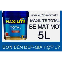 [cam kết chính hãng] thùng 5L(7kg)Sơn nước Maxilite Total cao cấp siêu trắng và nhiều màu