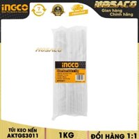 [CAM KẾT CHÍNH HÃNG] Túi 1kg keo nến INGCO AKTGS3011 11,2.mm. Túi keo nến chất liệu nhựa dầu mỏ chiều dài 30cm-MOSACO