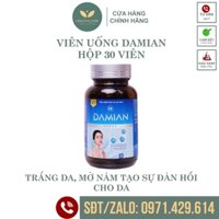 (Cam Kết Chính Hãng) Viên uống Damian- Trắng da, mờ nám tạo sự đàn hồi cho da (Hộp 30 Viên)