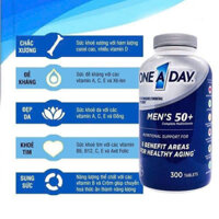 CAM KẾT CHÍNH HÃNG Viên uống One A Day Men's Multivitamin 50+300 viên VITAMIN TỔNG HỢP CHO NAM TRÊN 50 TUỔI