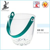 [Cam Kết Chính Hãng] Xô Đá XD02 Nhựa Trong Acrylic Cao Cấp Fataco Việt Nam - Hot