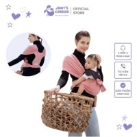 [CAM KẾT CHÍNH HÃNG]Địu Vải Em Bé Jumy's, Điụ Trợ Lực, Địu Cho Bé Sơ Sinh-18tháng(<20kg) Cotton Thoáng Mát, Mềm Mịn