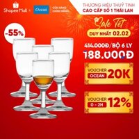 [Cam Kết Đổi Trả Nếu Vỡ] Bộ 6 Ly Rượu Thủy Tinh Ocean Classic Liqueur 30ml - Chính Hãng