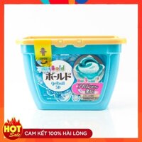 Cam kết hàng chính hãng VIÊN GIẶT XẢ 2 IN 1 GELL BALL 3D HƯƠNG HOA - HỘP MÀU XANH 18 VIÊN