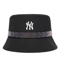 (Cam kết Real 100%) Nón MLB Bucket Gradient Logo NY Yankees Đen ( 3AHTS032N-50BKS ) , Hàng Chính Hãng