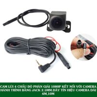 Cam Lùi 4 Chân Độ Phân Giải 1080P Jack 2.5mm Kết Nối Cam Hành Trình Gương(Vui lòng chat shop trước khi mua)